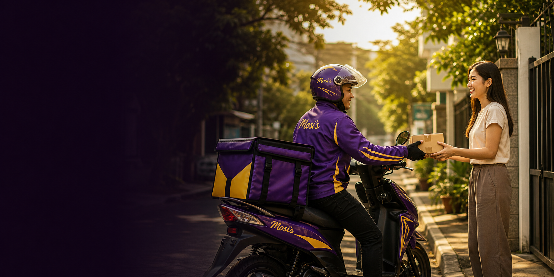 Mosi's Express rider delivering around Bulacan