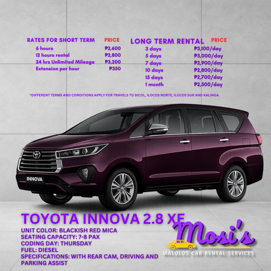 Toyota Innova 2.8 XE
